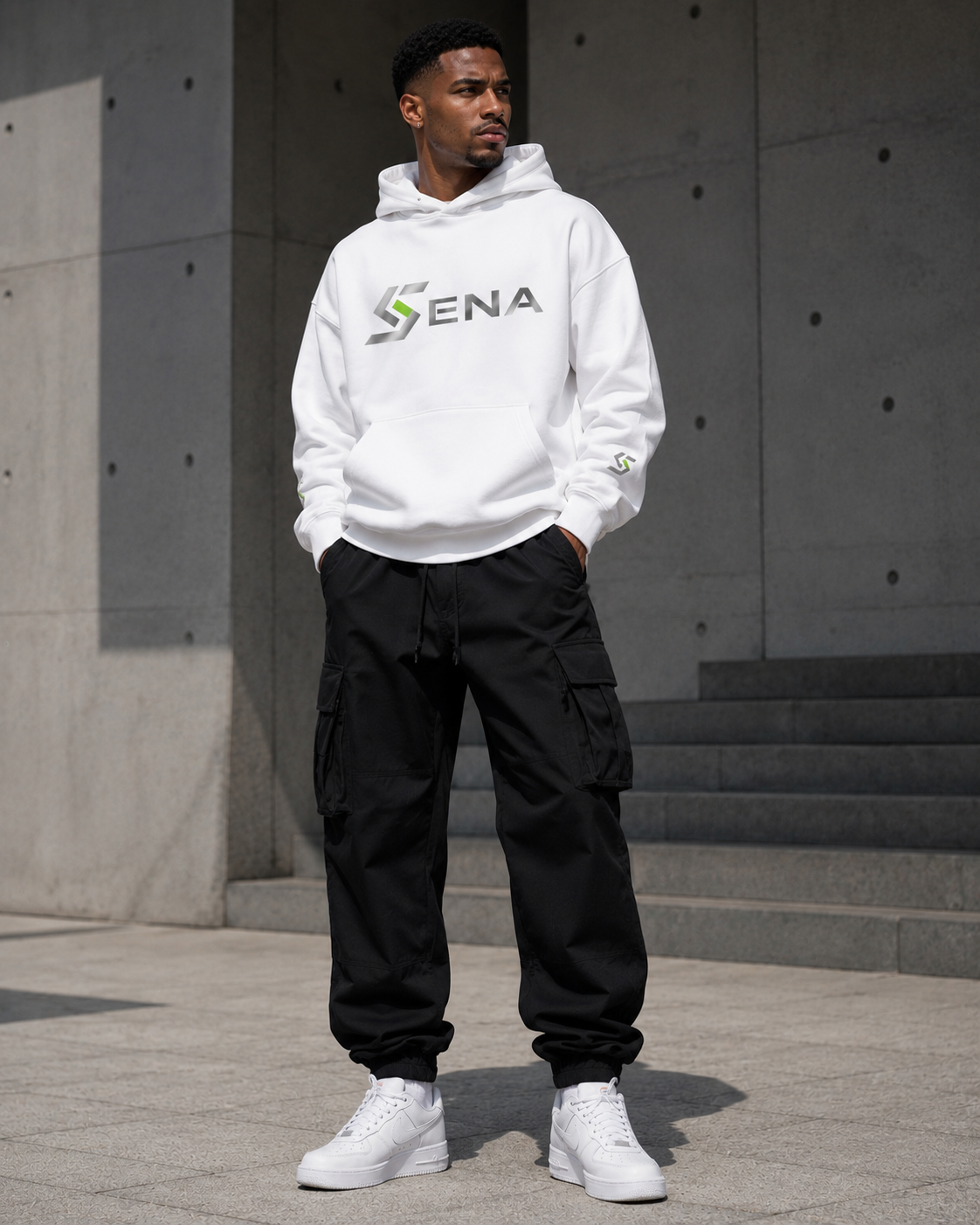 Hoodie — Blanc Éclat