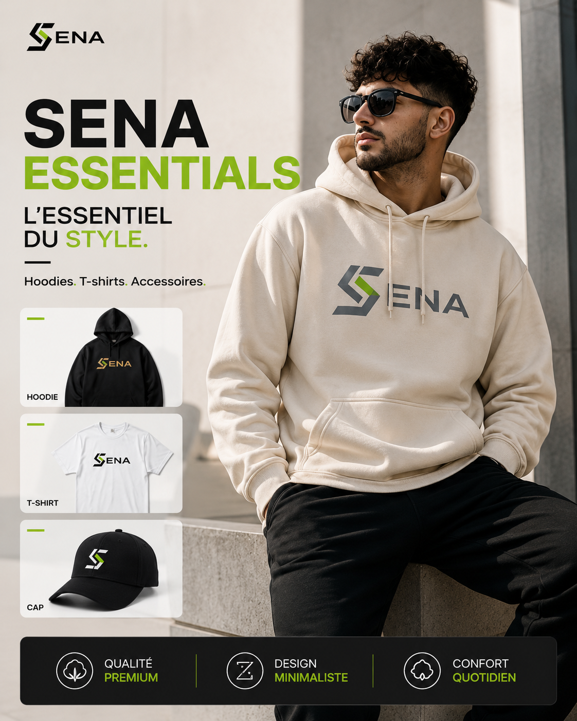 SENA Collection — Blanc Pur