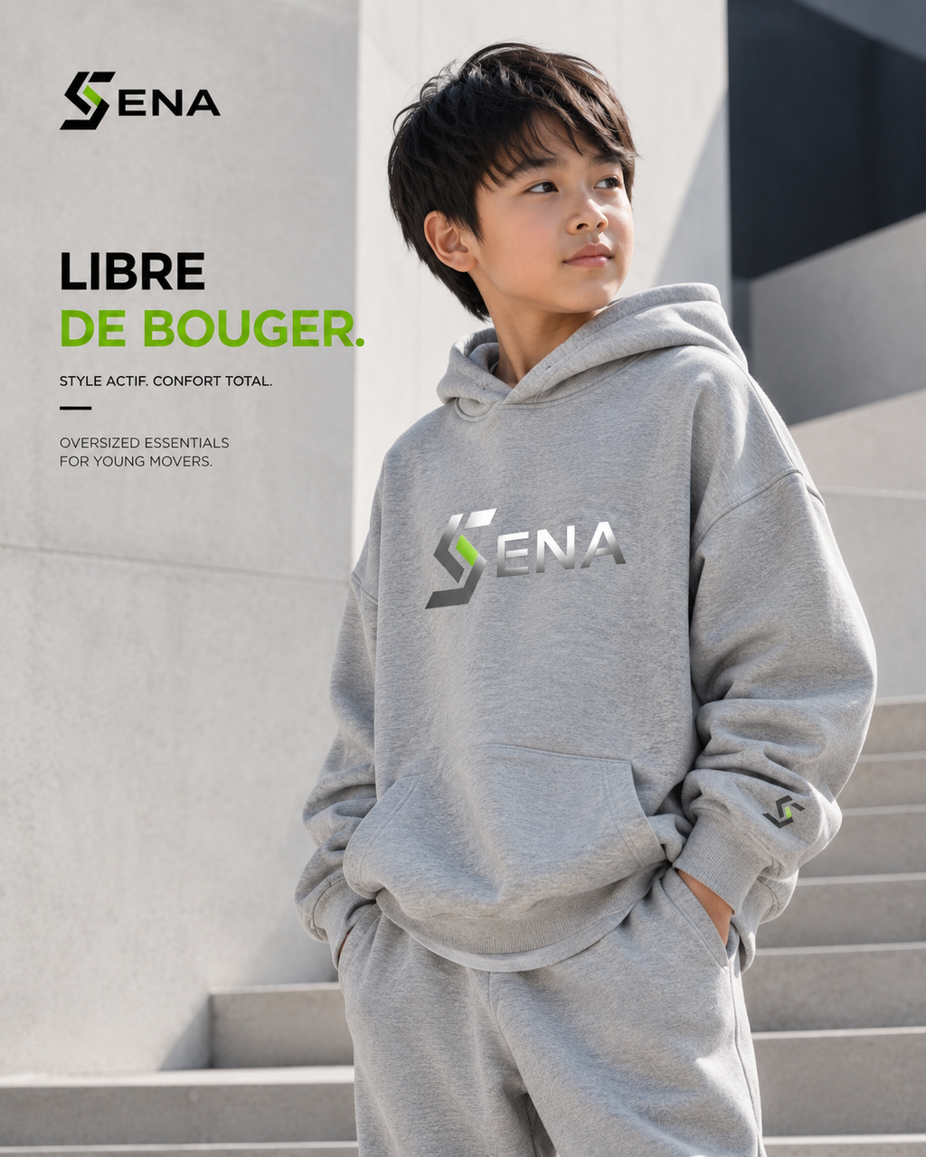 Hoodie Oversize Enfant